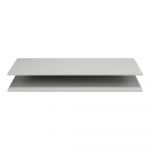 Rafturi suplimentare din lemn de pin gri deschis 2 buc. Organize – BePureHome
