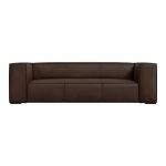 Canapea maro închis cu tapițerie din piele 227 cm Madame – Windsor & Co Sofas