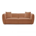 Canapea portocalie 230 cm Bourbon – Bobochic Paris