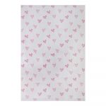 Covor pentru copii alb-roz 120x170 cm Hearts – Hanse Home