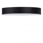 Lustră neagră cu abajur textil ø 90 cm Herra – Nice Lamps