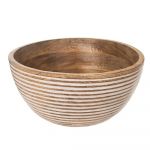 Bol în culoare naturală din lemn ø 24 cm Mango – Orion