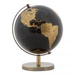 Decorațiune în formă de glob Mauro Ferretti Globe Bronze, ø 13 cm
