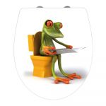Capac WC Wenko Frog News, 45 x 38,8 cm