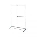 Suport de haine mobil telescopic din metal gri Profissimo - Wenko