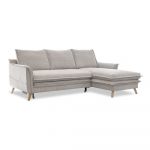 Colțar bej extensibil (cu colț pe partea dreaptă) Charming Charlie – Miuform
