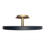 Plafonieră gri antracit LED ø 60 cm Asteria Up – UMAGE