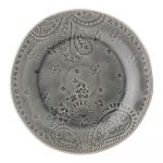 Farfurie din gresie ceramică Bloomingville Rani, ø 26,5 cm. gri