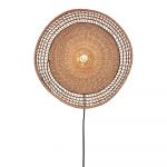 Aplică de perete neagră ø 45 cm Pantanal – Good&Mojo