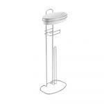 Suport pentru hârtia igienică Metaltex, înălțime 73 cm