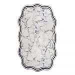 Covor alb/gri 100x60 cm - Vitaus