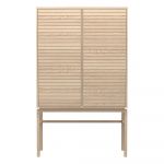 Dulap în culoare naturală cu aspect de lemn de stejar 91x150 cm Linley – Actona