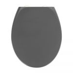 Capac WC Wenko Samos, 44,5 x 37,5 cm, gri închis