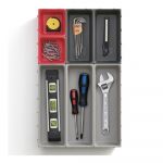 Organizatoare pentru sertare 7 buc. din plastic Duo – Joseph Joseph