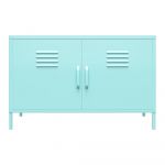 Dulap metalic albastru deschis 100x64 cm Cache - Novogratz