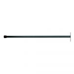 Bară perdea pentru cabina de duș cu lungime ajustabilă iDesign Cameo, lungime 109 - 190 cm, negru