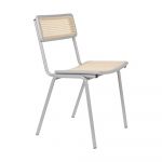 Set 2 scaune dining din ratan gri Jort - Zuiver