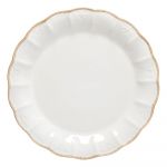 Farfurie din gresie Casafina, ⌀ 23 cm, alb