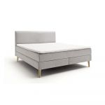 Pat boxspring 180x200 cm gri deschis Greta – Meise Möbel