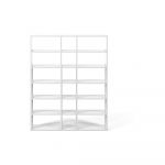 Bibliotecă TemaHome Pombal, lățime 182 cm, alb