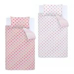 Lenjerie de pat pentru copii pentru pat de o persoană cu 4 piese 135x200 cm So Soft Hearts and Stripes – Catherine Lansfield