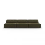 Canapea verde cu tapițerie din catifea 240 cm Jodie – Micadoni Home