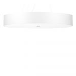 Lustră albă cu abajur textil ø 90 cm Herra – Nice Lamps