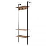 Set de hol negru din lemn reciclat Nina - Kalune Design