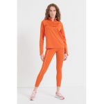 Bluza cu fenta scurta cu fermoar si tehnologie Dri-Fit pentru alergare Element Trail Midlayer