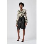 Bluza cu volane si imprimeu floral