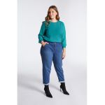 Bluza din amestec de bumbac cu strasuri