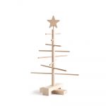 Brad de Crăciun din lemn Nature Home, înălțime 45 cm