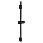 Tijă de duș negru-mat de montat pe perete din oțel inoxidabil 70 cm Classic – Wenko