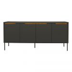Comodă Tenzo Switch, 173 x 76 cm, negru
