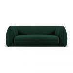 Canapea verde cu tapițerie din catifea 225 cm Lando – Micadoni Home
