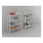 Suport pentru pantofi cu 8 compartimente Metaltex
