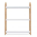 Etajeră albă/în culoare naturală cu aspect de lemn exotic 72x90 cm Bellwood – Umbra
