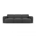 Canapea gri închis cu tapițerie din stofă bouclé 235 cm Molino – Micadoni Home