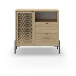 Dulap în culoare naturală cu aspect de lemn de stejar 80x80 cm Inca – Marckeric