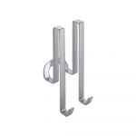 Cârlig argintiu suspendat din oțel Luxy – Metaltex
