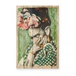 Semn din lemn 40x60 cm Frida Coeur – Madre Selva