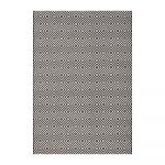 Covor de exterior NORTHRUGS Karo, 160 x 230 cm, negru-alb