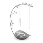 Suport pentru bijuterii Umbra Orchid, argintiu