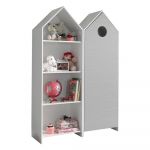 Șifonier de copii alb/gri deschis 115x171,5 cm CASAMI – Vipack
