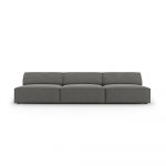 Canapea gri cu tapițerie din catifea 240 cm Jodie – Micadoni Home