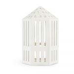 Felinar din ceramică Kähler Design Galleria, înălțime 18,5 cm, alb