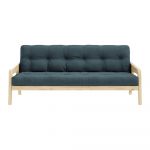 Canapea extensibilă albastră 204 cm Grab - Karup Design