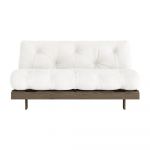 Canapea albă extensibilă 160 cm Roots – Karup Design