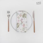 Șervețele 2 buc. din in White Botany – Linen Tales