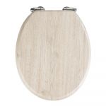 Capac WC cu închidere lentă Wenko Oak, 42,5 x 35,5 cm